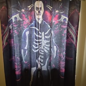 Fortnite Skeleton Graphic Curtains